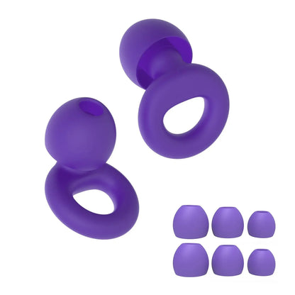 Concert Ear Plugs, High Fidelity Noise Cancelling Silicone Ear Plugs, Reusable Ear Plugs for Musicians, , Focus and Sleep