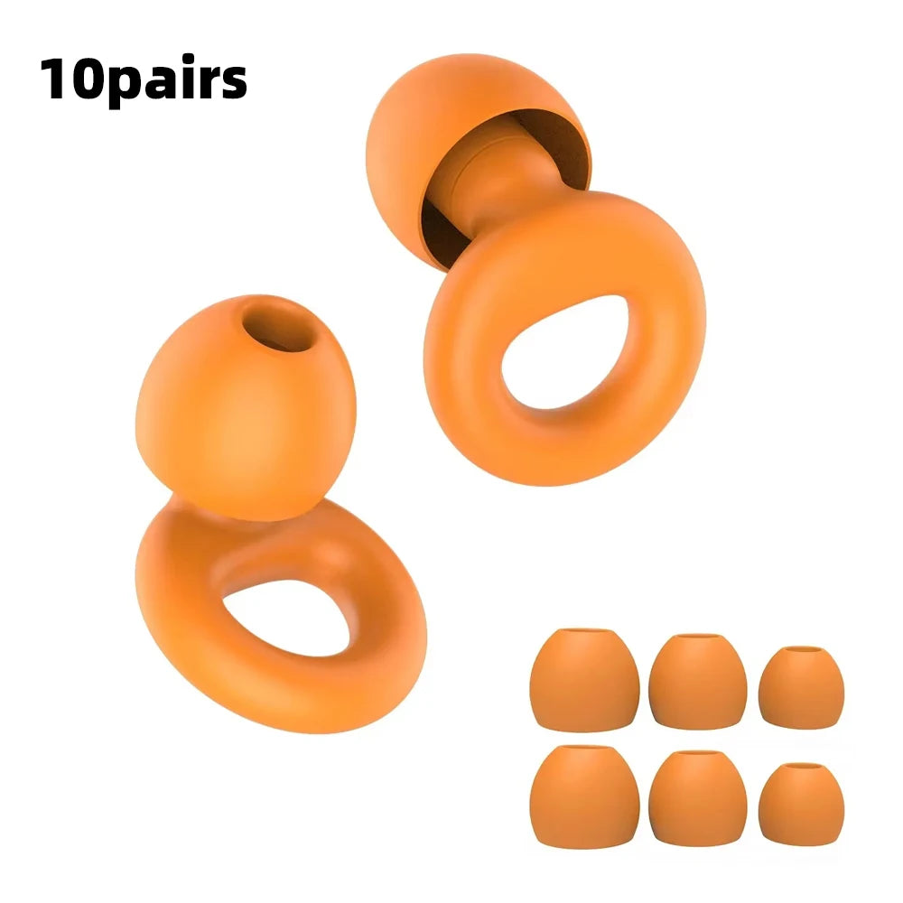 Concert Ear Plugs, High Fidelity Noise Cancelling Silicone Ear Plugs, Reusable Ear Plugs for Musicians, , Focus and Sleep